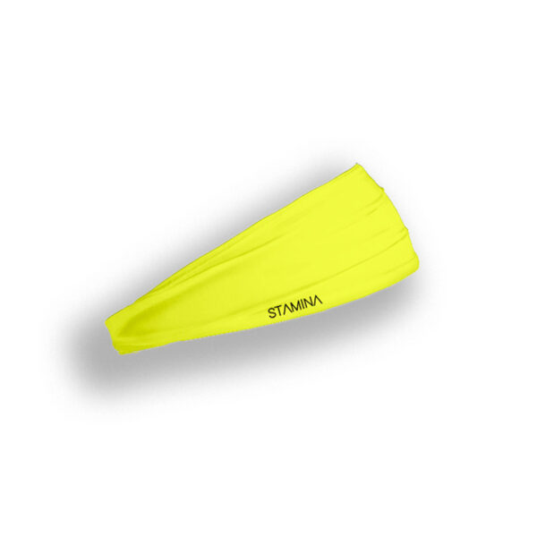 Bandana Unicolor Amarillo Neon Unisex - Image 2