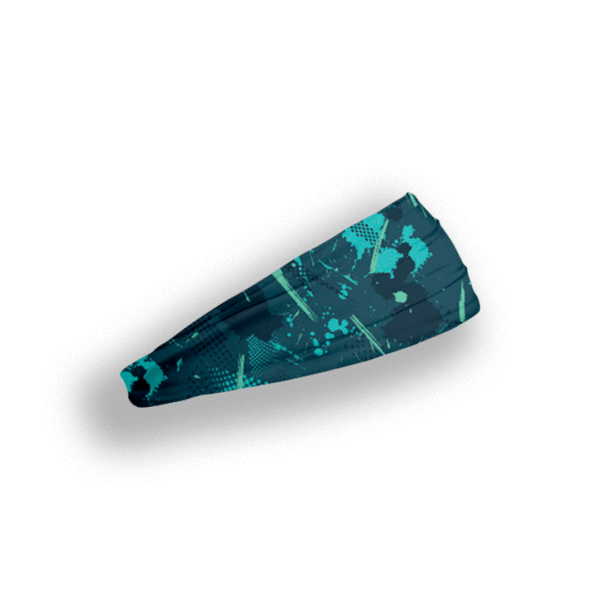 Bandana Pintura Azul Unisex - Image 3