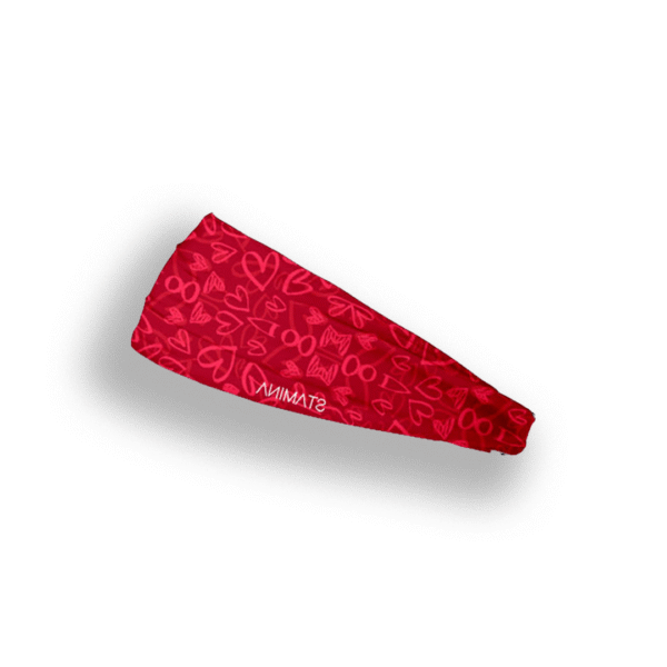 Bandana Corazones Rosa Unisex - Image 2