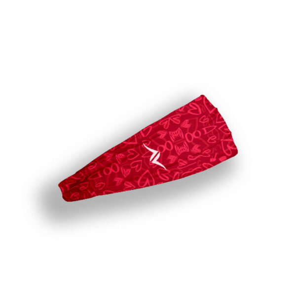 Bandana Corazones Rosa Unisex - Image 3